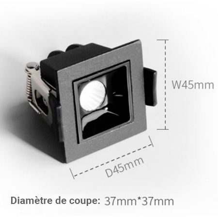 dimensions spot led 